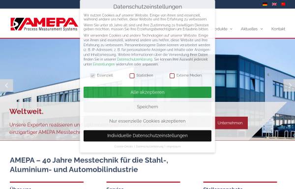 Vorschau von www.amepa.de, Amepa GmbH