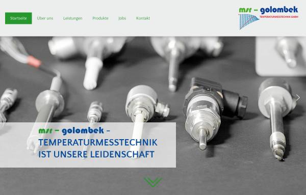 Vorschau von www.msr-golombek.de, MSR-Golombek Temperaturmesstechnik GmbH