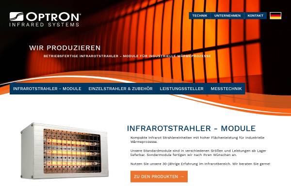 Vorschau von www.optron-gmbh.de, Optron Messetchnik GmbH
