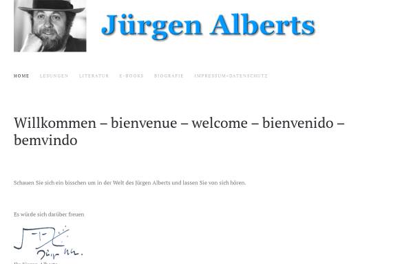 Vorschau von www.juergen-alberts.de, Krimiautor Jürgen Alberts