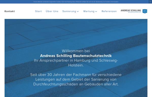 Vorschau von www.schilling-bautenschutztechnik.de, Andreas Schilling Bautenschutztechnik