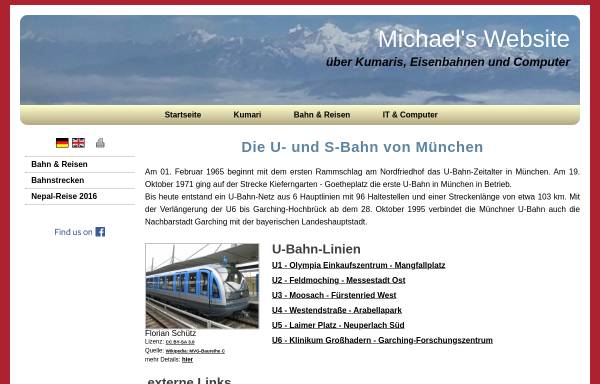 Vorschau von www.michael-murr.de, U-Bahn München - Michael Murr