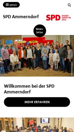 Vorschau der mobilen Webseite www.spd-ammerndorf.de, SPD-Ortsverein Ammerndorf