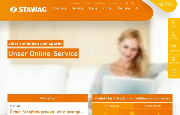 Vorschau von www.stawag.de, STAWAG