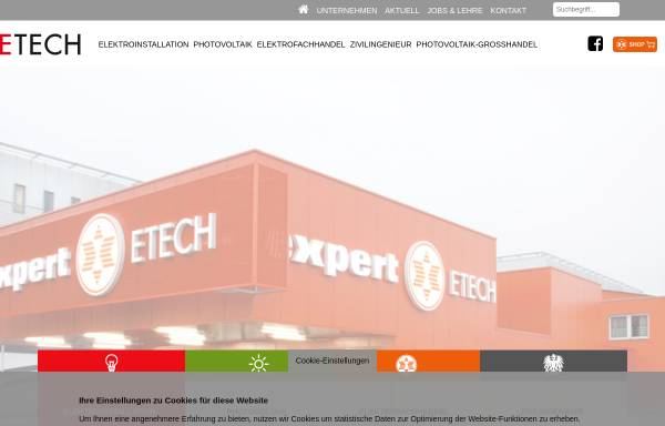Vorschau von www.etech.at, eTech - Schmid und Pachler