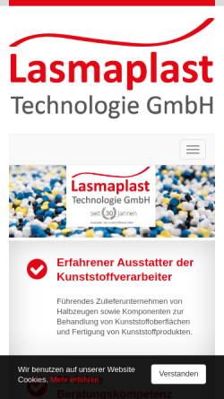 Vorschau der mobilen Webseite www.lasmaplast.at, Hermann Lasinger