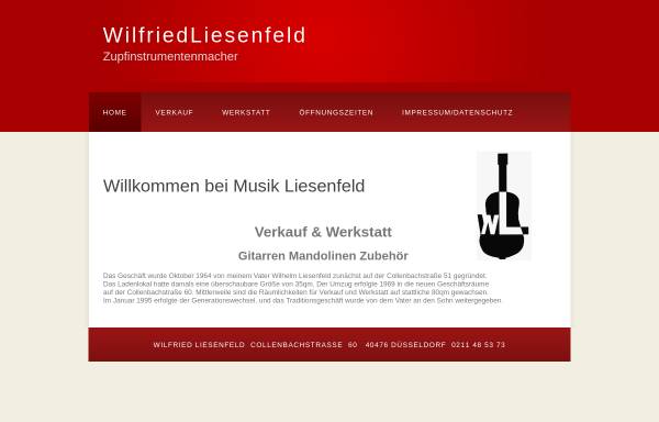 Vorschau von www.gitarren-liesenfeld.de, Gitarren Liesenfeld