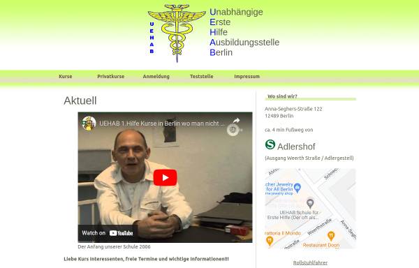 Vorschau von www.erste-hilfe4all.de, Unabhängige Erste Hilfe Ausbildungsstelle Berlin