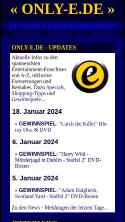 Vorschau der mobilen Webseite www.moviefans.de, Moviefans.de