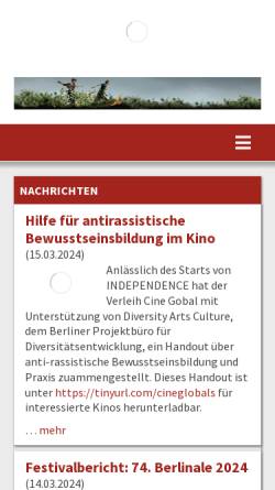 Vorschau der mobilen Webseite www.programmkino.de, Programmkino.de