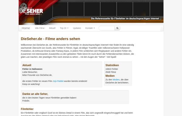 Vorschau von www.dieseher.de, Die Seher
