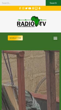 Vorschau der mobilen Webseite www.radioafrika.net, Radio Afrika TV