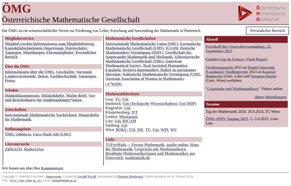 Österreichische Mathematische Gesellschaft (ÖMG)