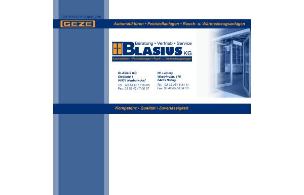 Vorschau von blasius.com, Blasius KG