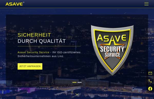 Vorschau von asave.at, Asave Security Service Haberlik-Pleier OEG