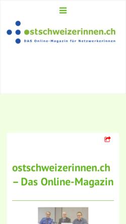 Vorschau der mobilen Webseite www.ostschweizerinnen.ch, Ostschweizerinnen.ch