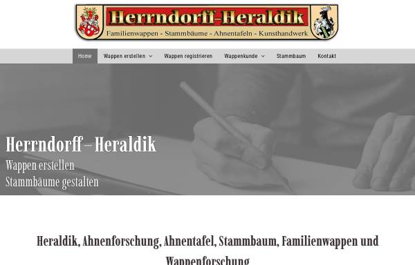 Vorschau von www.herrndorff-heraldik.de, Horst Herrndorff e.K., Inhaber Elmar Siemssen