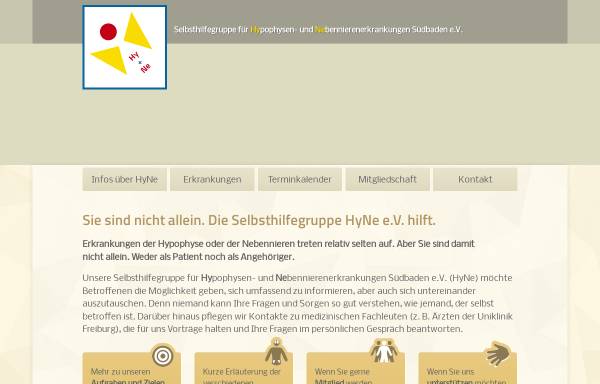 Vorschau von www.hyne.de, Selbsthilfegruppe Hyne e.V.