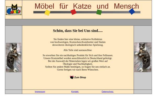Vorschau von www.cazi-katzenmoebel.de, Cazi's-Katzenmöbel, Inh. Carmen Zipf