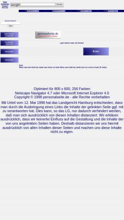 Vorschau der mobilen Webseite www.personalseite.de, Personalseite.de