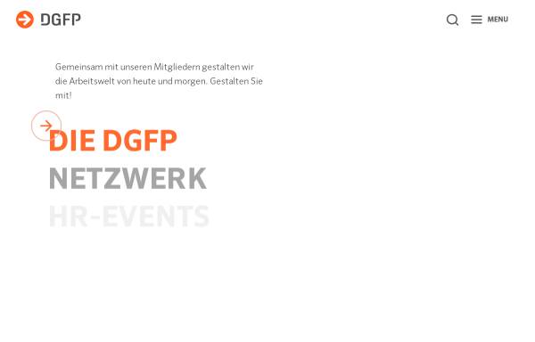 Vorschau von www.dgfp.de, Deutsche Gesellschaft für Personalführung e.V.