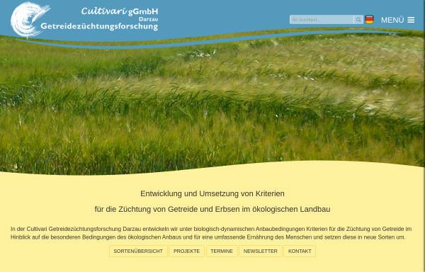 Vorschau von www.darzau.de, Getreidezüchtungsforschung Darzau