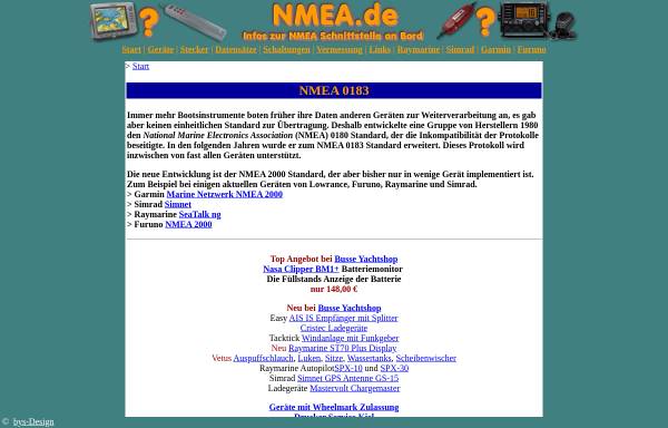 Vorschau von www.nmea.de, NMEA