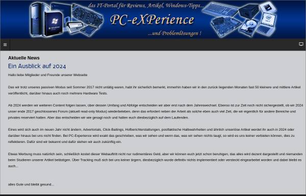 Vorschau von pc-experience.de, PC-Experience