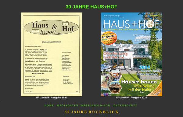 Vorschau von www.haus-hof.de, Haus und Hof