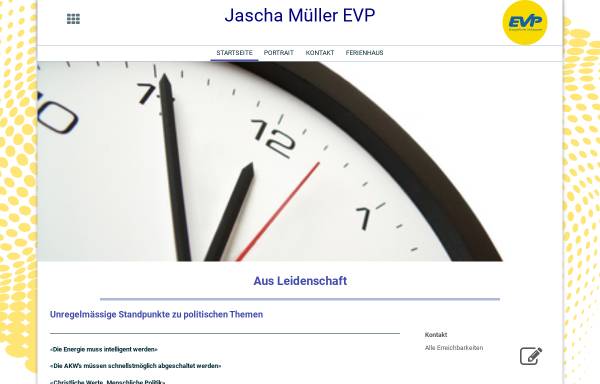 Vorschau von www.jascha.ch, Jascha Webdesign