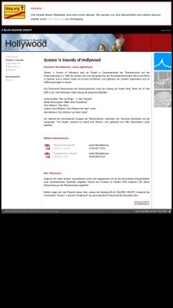 Vorschau der mobilen Webseite www.bluesquaregroup.de, Scenes n Sounds of Hollywood