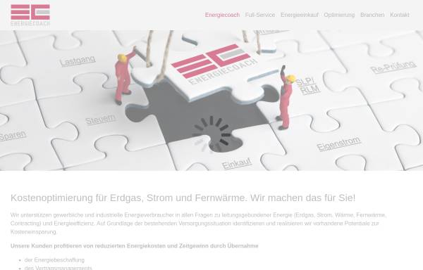 Vorschau von www.erdgascoach.de, Erdgascoach e.K. Energieberatung