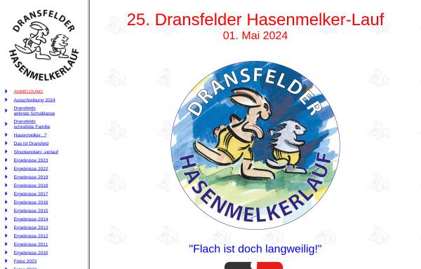 Vorschau von www.hasenmelker-lauf.de, Dransfelder Hasenmelker-Lauf