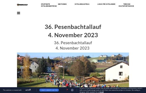 Vorschau von www.pesenbachtallauf.at, Pesenbachtallauf