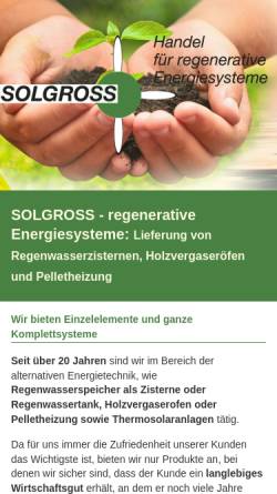Vorschau der mobilen Webseite www.solgross.de, Peter Kress - Solgross