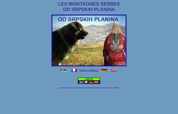 Vorschau von sarplaninac-lesmontagnesserbes.info, Les Montagnes Serbes - Od Srpskih Planina