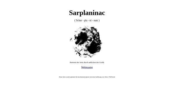 Vorschau von www.sarplanici.de, Der Sarplaninac
