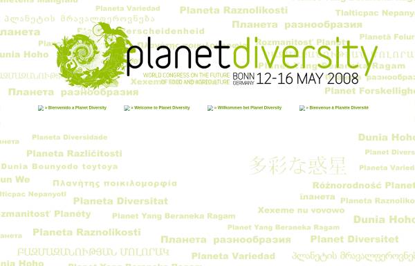 Vorschau von www.planet-diversity.org, Planet Diversity