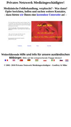Vorschau der mobilen Webseite www.behandlungsfehler-arztpfusch.de, Anke und Mike