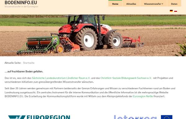 Vorschau von www.bodeninfo.eu, Landwirtschaftlicher Bodenschutz