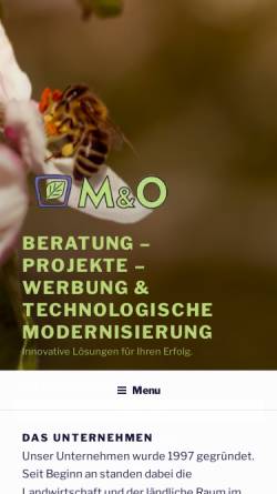Vorschau der mobilen Webseite www.m-o.at, Mandl-Ostermann GmbH