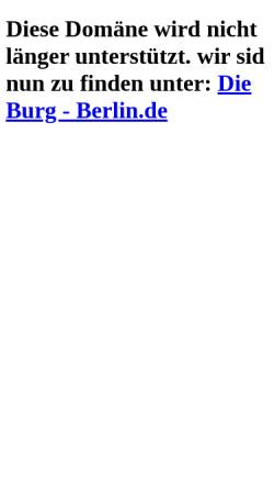 Vorschau der mobilen Webseite www.jugend-burg.de, Die Burg, Friedenau