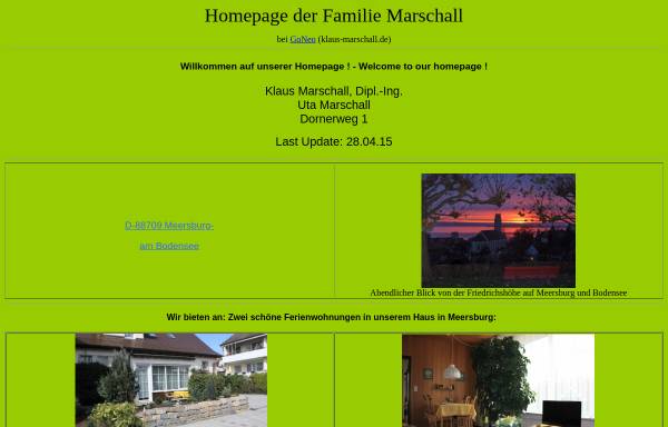 Vorschau von www.klaus-marschall.de, Marschall, Klaus und Uta