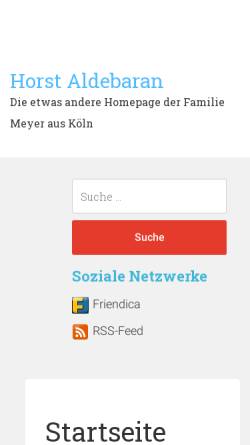 Vorschau der mobilen Webseite www.horald.de, Meyer, Horst