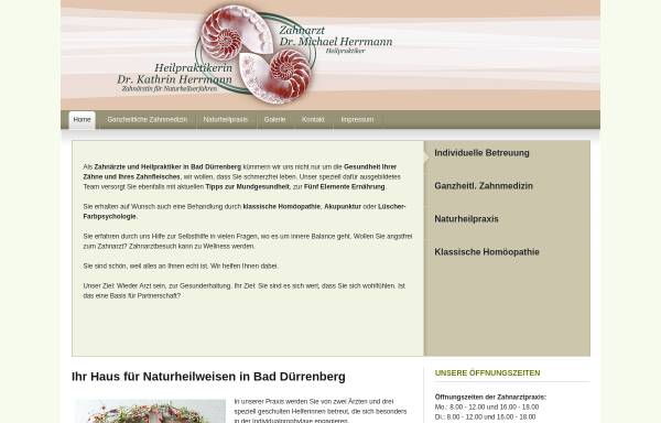 Vorschau von www.haus-für-naturheilweisen.de, Zahnärzte Dr. Herrmann