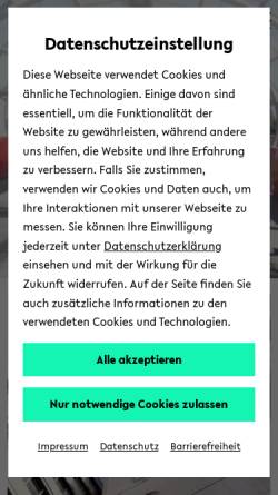 Vorschau der mobilen Webseite www.wiwi.uni-bielefeld.de, Fakultät für Wirtschaftswissenschaften der Universität Bielefeld