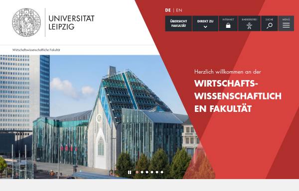 Vorschau von www.wifa.uni-leipzig.de, Wirtschaftswissenschaftliche Fakultät an der Universität Leipzig