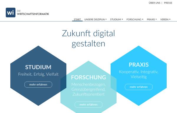 Vorschau von wirtschaftsinformatik.de, Wirtschaftsinformatik Online
