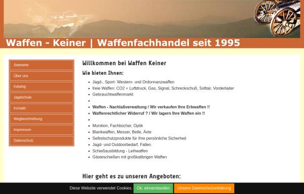 Vorschau von www.waffen-keiner.de, Andreas Keiner