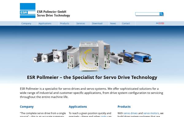 Vorschau von www.esr-pollmeier.de, ESR Pollmeier GmbH